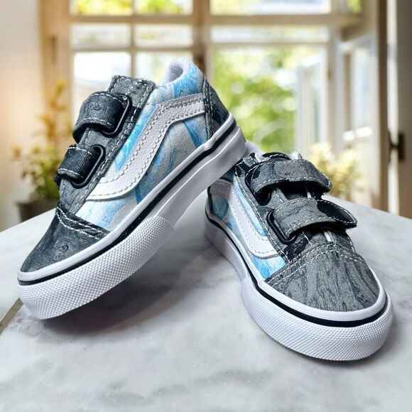 VANS Old Skool V Toddler Kids Off Skate Shoe Sneaker Size 5 - Picture 1 of 8